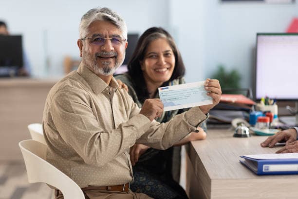 Homeowners reviewing their approved surplus funds claim